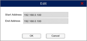 Editing IP Filters In The Network Menu On A Zip DVR Or NVR