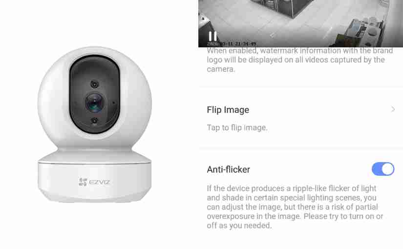 EZVIZ TY1 Camera AntiFlicker Settings Complete Guide CCTV Manuals 