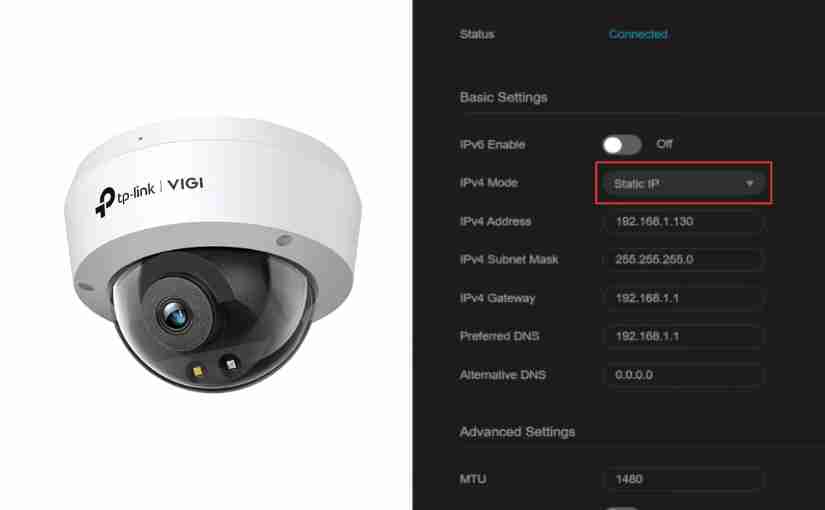 TP-Link VIGI Camera Static IP Settings Complete Guide | CCTV Manuals